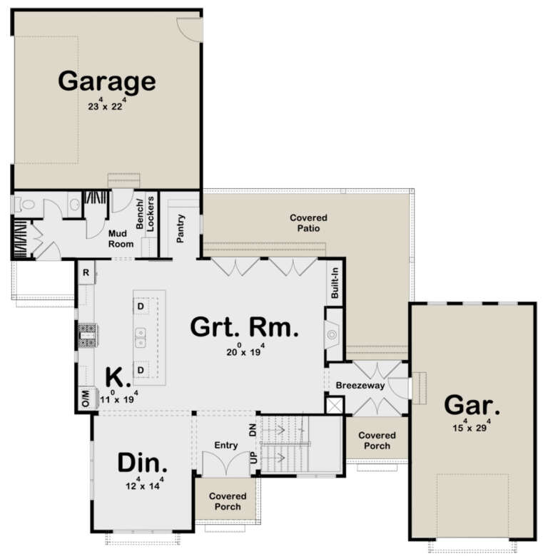 House Plan House Plan #24318 Drawing 1