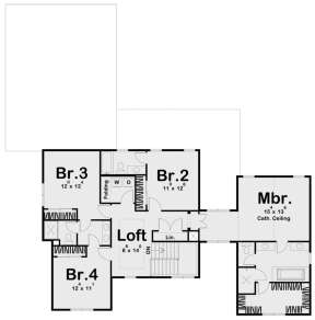 Second Floor for House Plan #963-00405