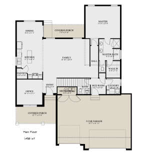 Main Floor for House Plan #2802-00063