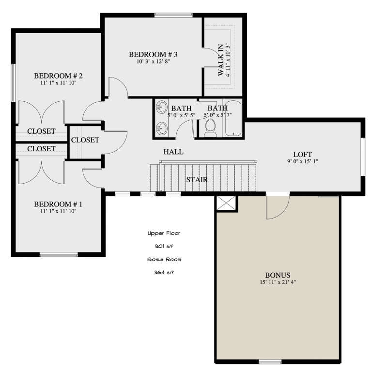 House Plan House Plan #24319 Drawing 2