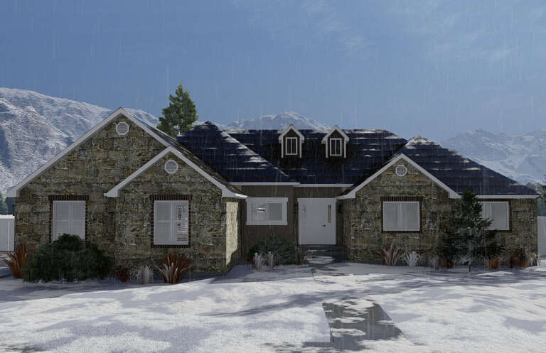 House Plan House Plan #24320 Front Elevation 