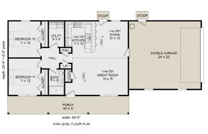 Main Floor for House Plan #940-00202