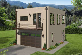Modern Plan - 820 Square Feet, 2 Bedrooms, 1 Bathroom | Floor Plan #940 ...