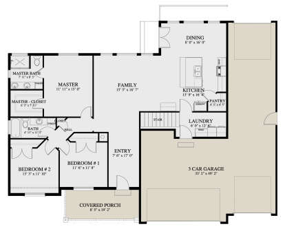 Main Floor for House Plan #2802-00066