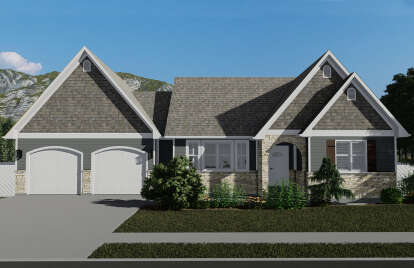 Traditional House Plan #2802-00067 Elevation Photo