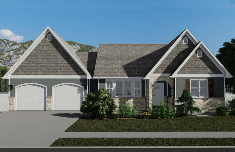 House Plan House Plan #24325 Front Elevation 