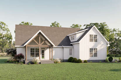 Modern Farmhouse House Plan #009-00292 Elevation Photo