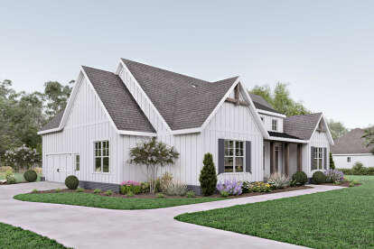 Modern Farmhouse House Plan #009-00292 Elevation Photo