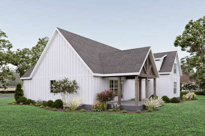 Modern Farmhouse House Plan #009-00292 Elevation Photo