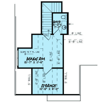 Bonus Room for House Plan #8318-00147