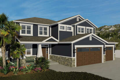 Craftsman House Plan #2802-00068 Elevation Photo