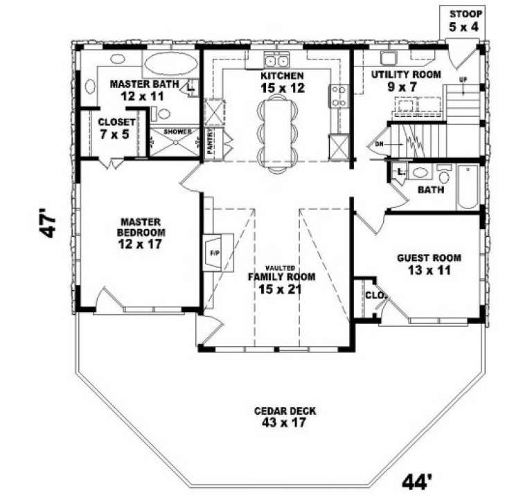 House Plan House Plan #2433 Drawing 2