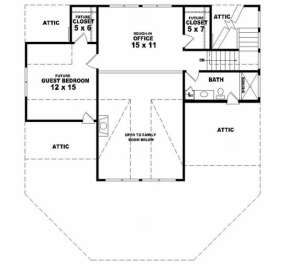Optional Second Floor for House Plan #053-00212
