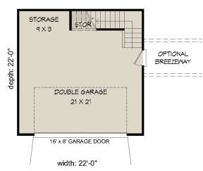 Garage for House Plan #940-00207