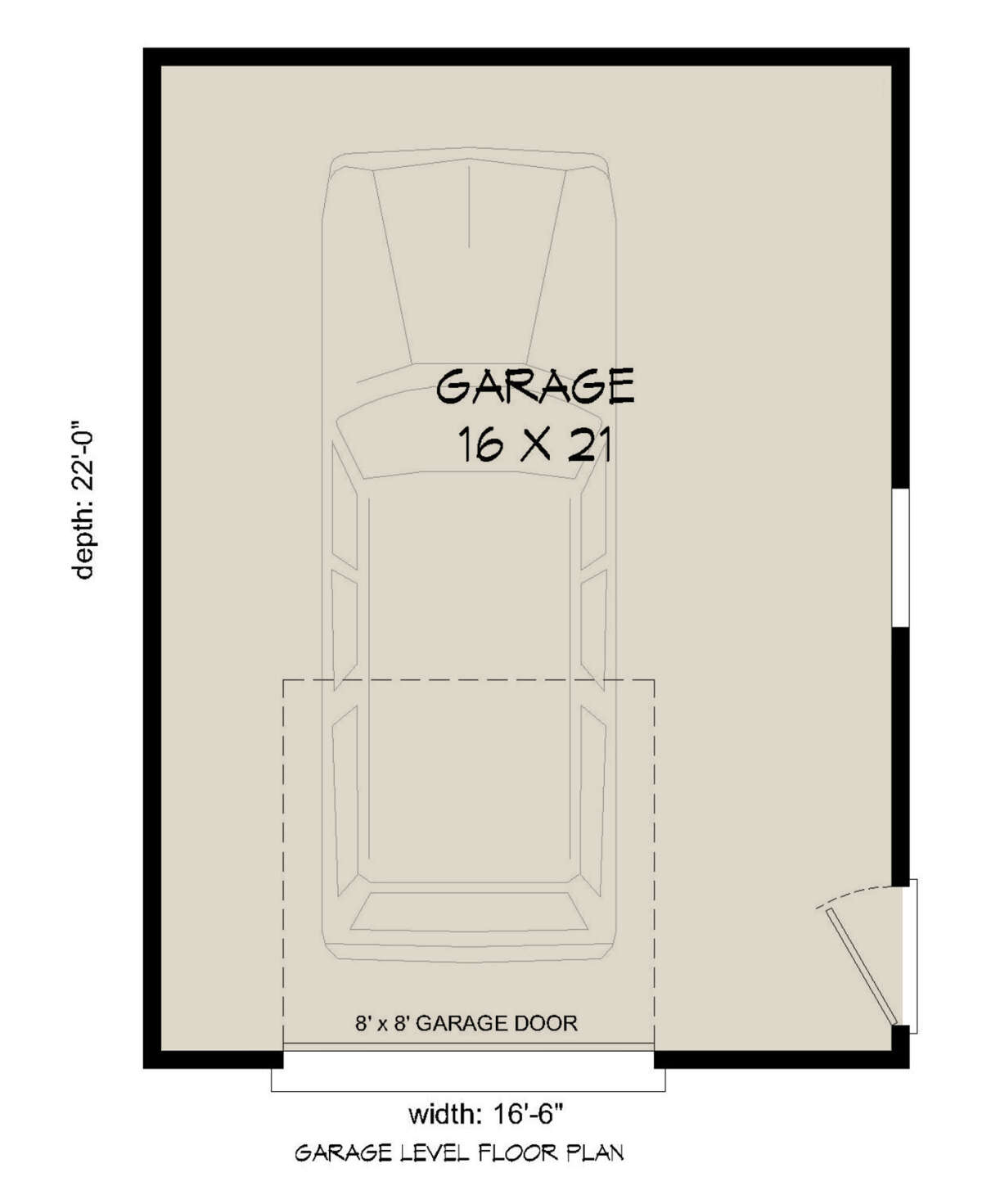 Garage for House Plan #940-00208