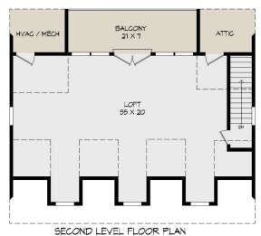 Second Floor for House Plan #940-00209