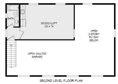 Second Floor for House Plan #940-00213
