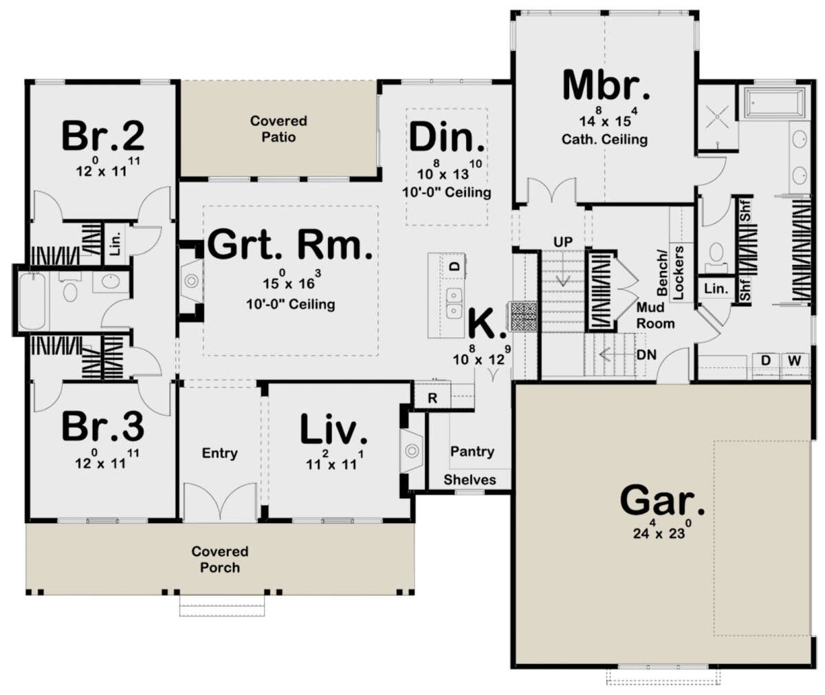 Main Floor for House Plan #963-00406