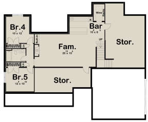 Basement for House Plan #963-00406