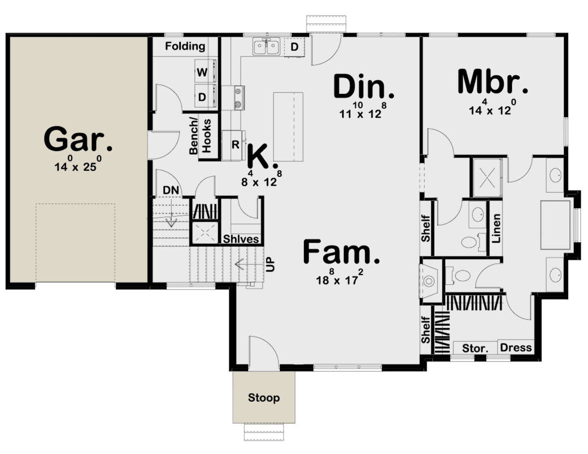 Main Floor for House Plan #963-00407