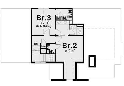 Second Floor for House Plan #963-00407