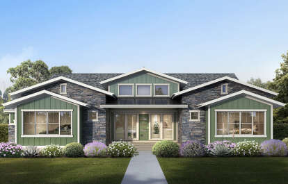 Craftsman House Plan #7306-00015 Elevation Photo