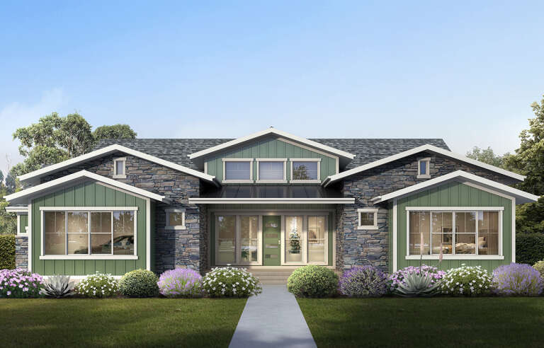 House Plan House Plan #24351 Front Elevation 