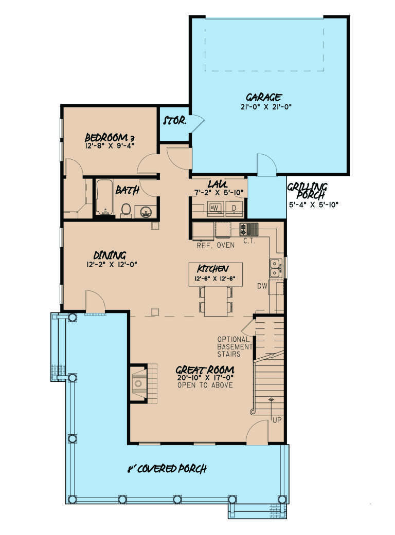 House Plan House Plan #24352 Drawing 1