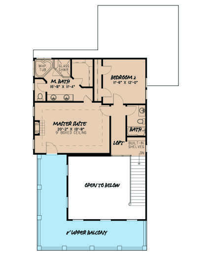Second Floor for House Plan #8318-00148