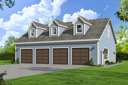 0 Bed, 1 Bath, 1730 Square Foot House Plan - #940-00222