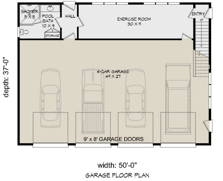 House Plan House Plan #24353 Drawing 1
