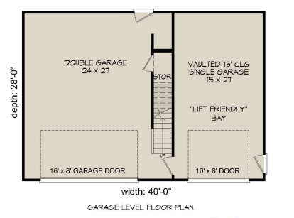 Garage for House Plan #940-00223