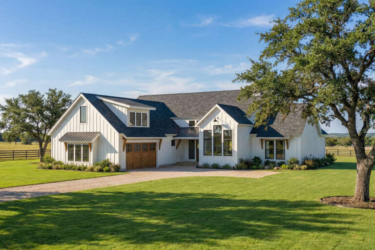 House Plan House Plan #24356 Angled Front Elevation 