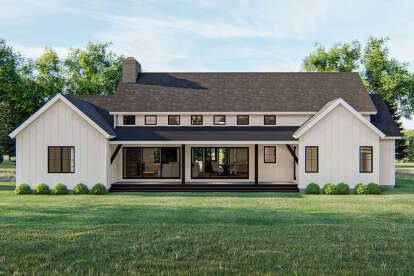 Modern Farmhouse House Plan #963-00408 Elevation Photo