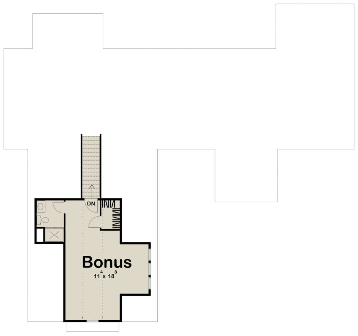 Bonus Room for House Plan #963-00408