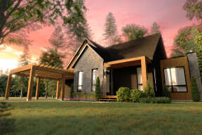 Craftsman House Plan #034-01239 Elevation Photo