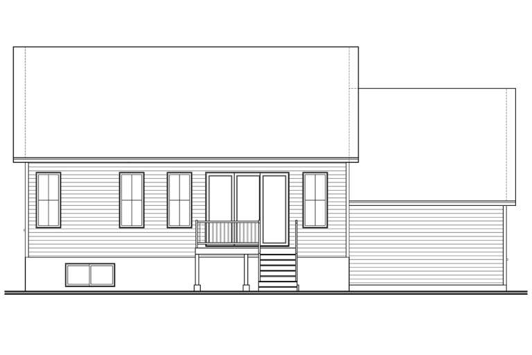 Craftsman House Plan #034-01240 Elevation Photo