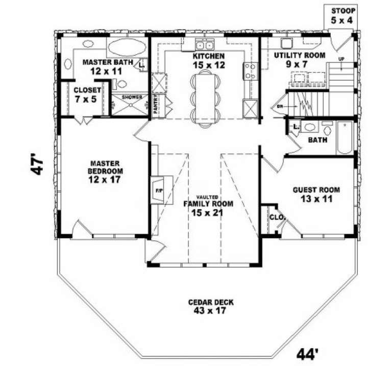 House Plan House Plan #2436 Drawing 2