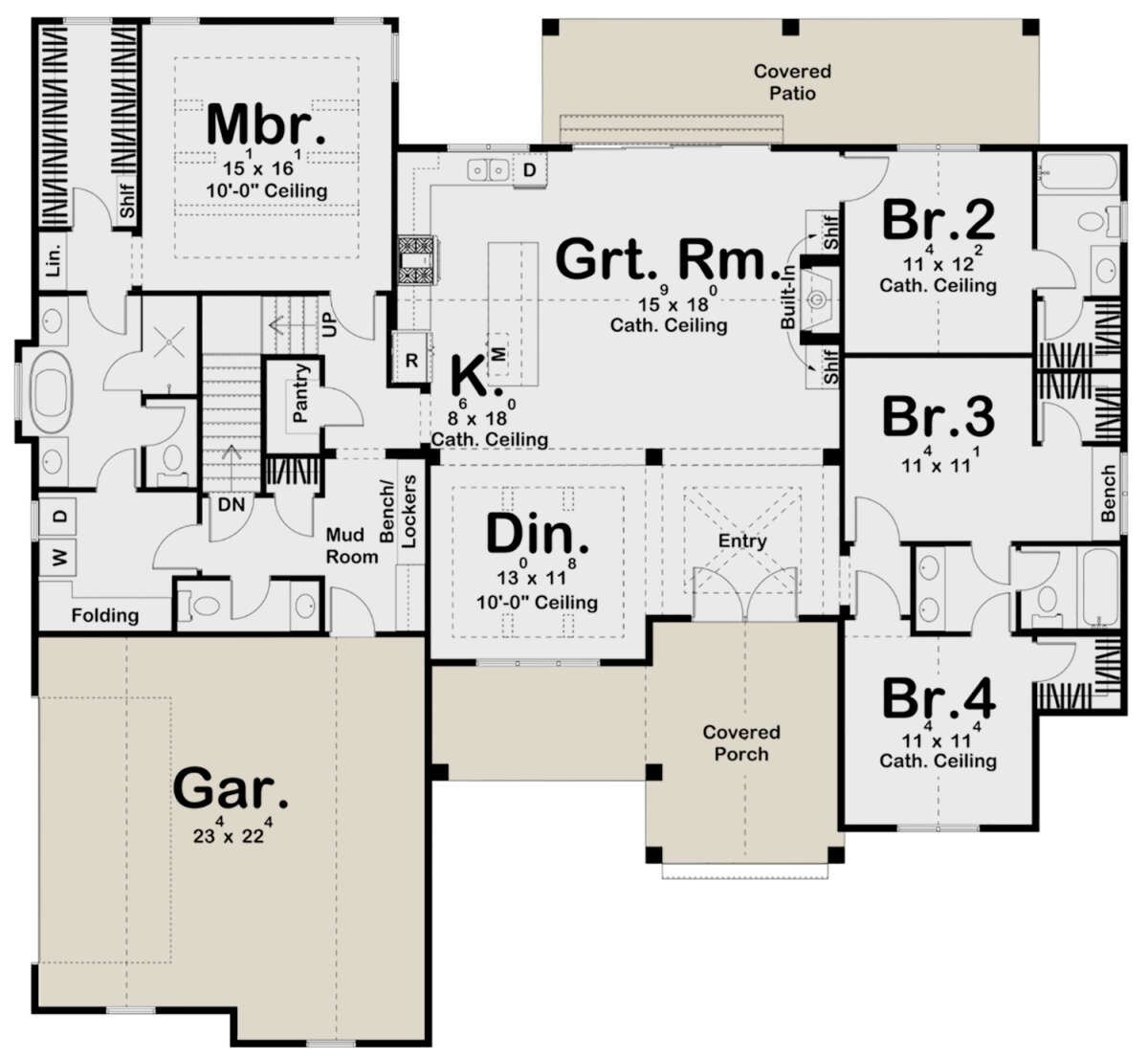 Main Floor for House Plan #963-00409