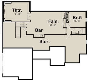 Basement for House Plan #963-00409