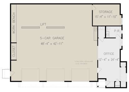 Garage for House Plan #699-00262