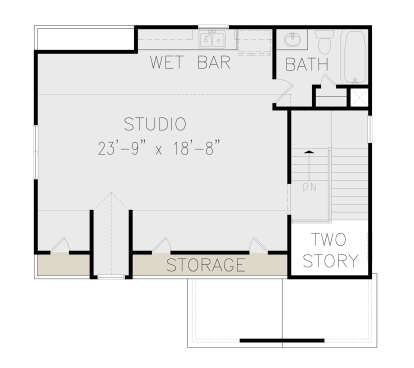 Second Floor for House Plan #699-00263