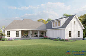 Modern Farmhouse House Plan #041-00217 Elevation Photo