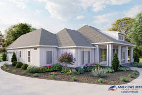 Modern Farmhouse House Plan #041-00217 Elevation Photo