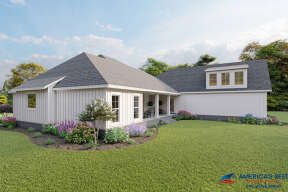 Modern Farmhouse House Plan #041-00217 Elevation Photo