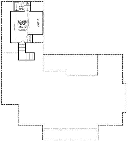 Bonus Room for House Plan #041-00217