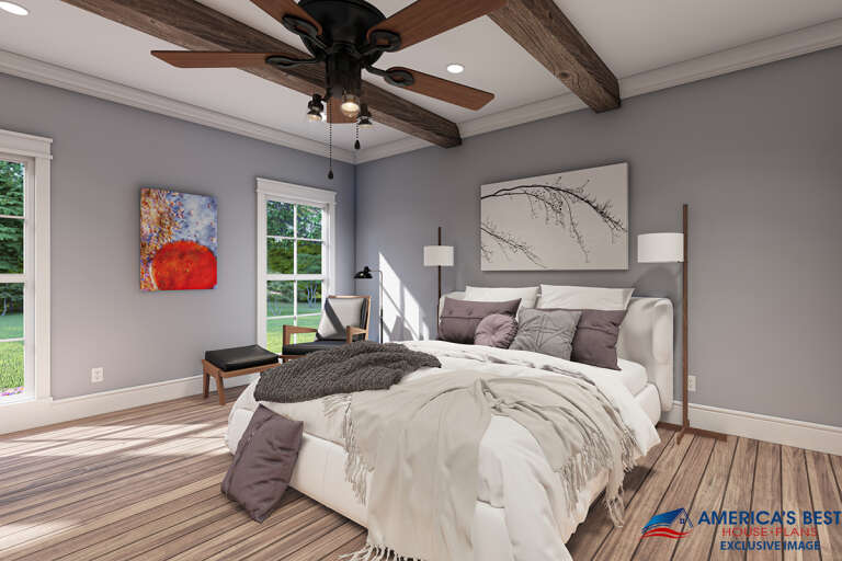 Modern Farmhouse House Plan #041-00217 Additional Photo