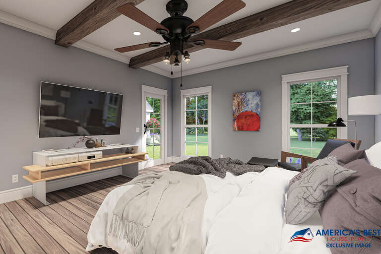 Modern Farmhouse House Plan #041-00217 Additional Photo