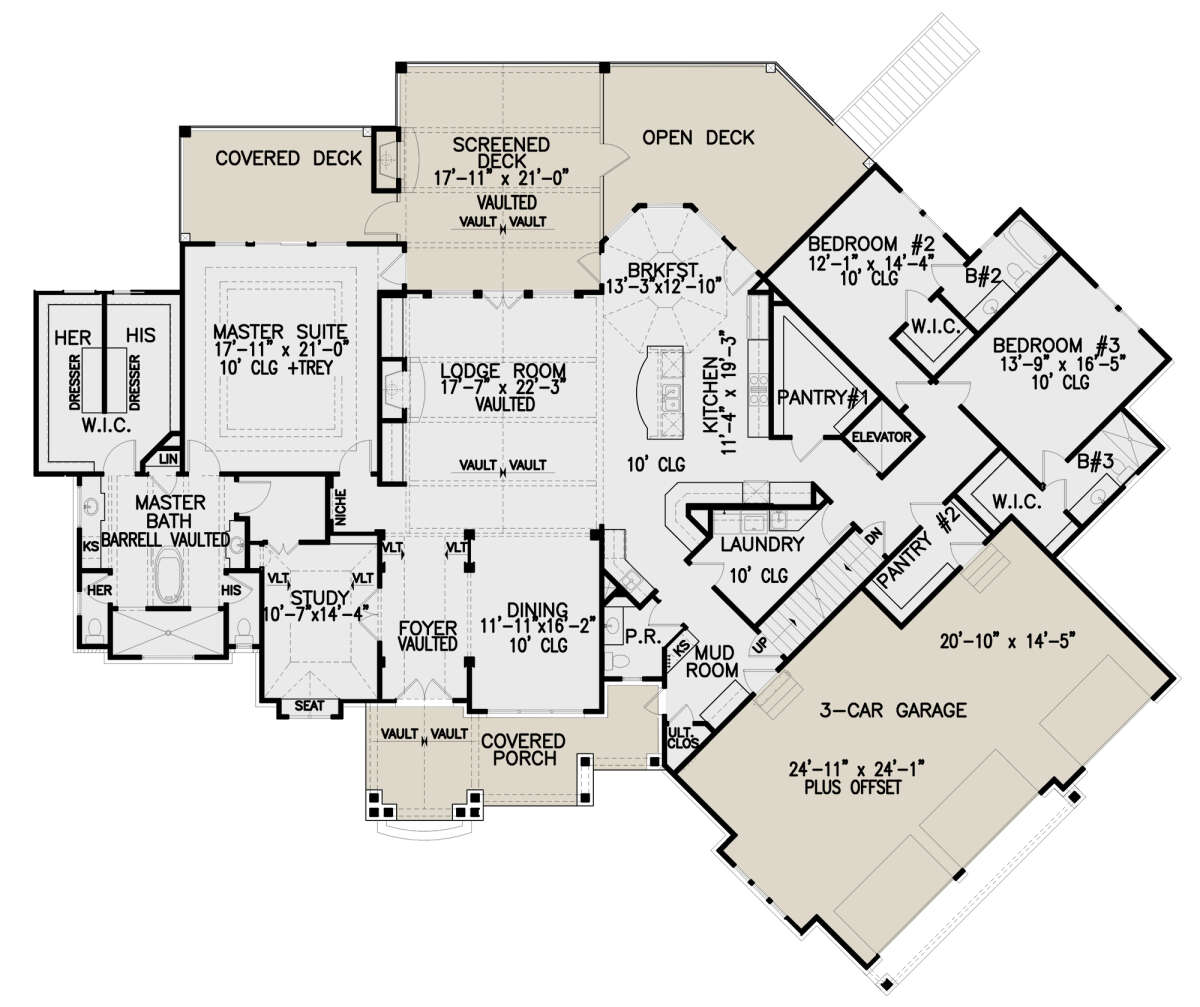 Main Floor for House Plan #699-00266
