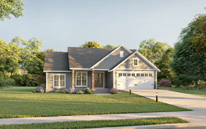 Country House Plan #041-00218 Elevation Photo